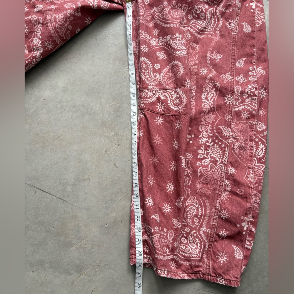 We The Free Good Luck Barrel Jeans Rust Combo - Picture 11 of 16
